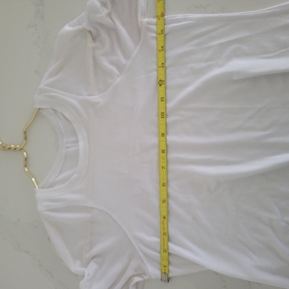 Lululemon Digni Tee Long Sleeve Top Shirt White Tonka Stripe Jersey Knit Soft - Picture 3 of 8